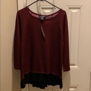 August Silk Sweater Blouse